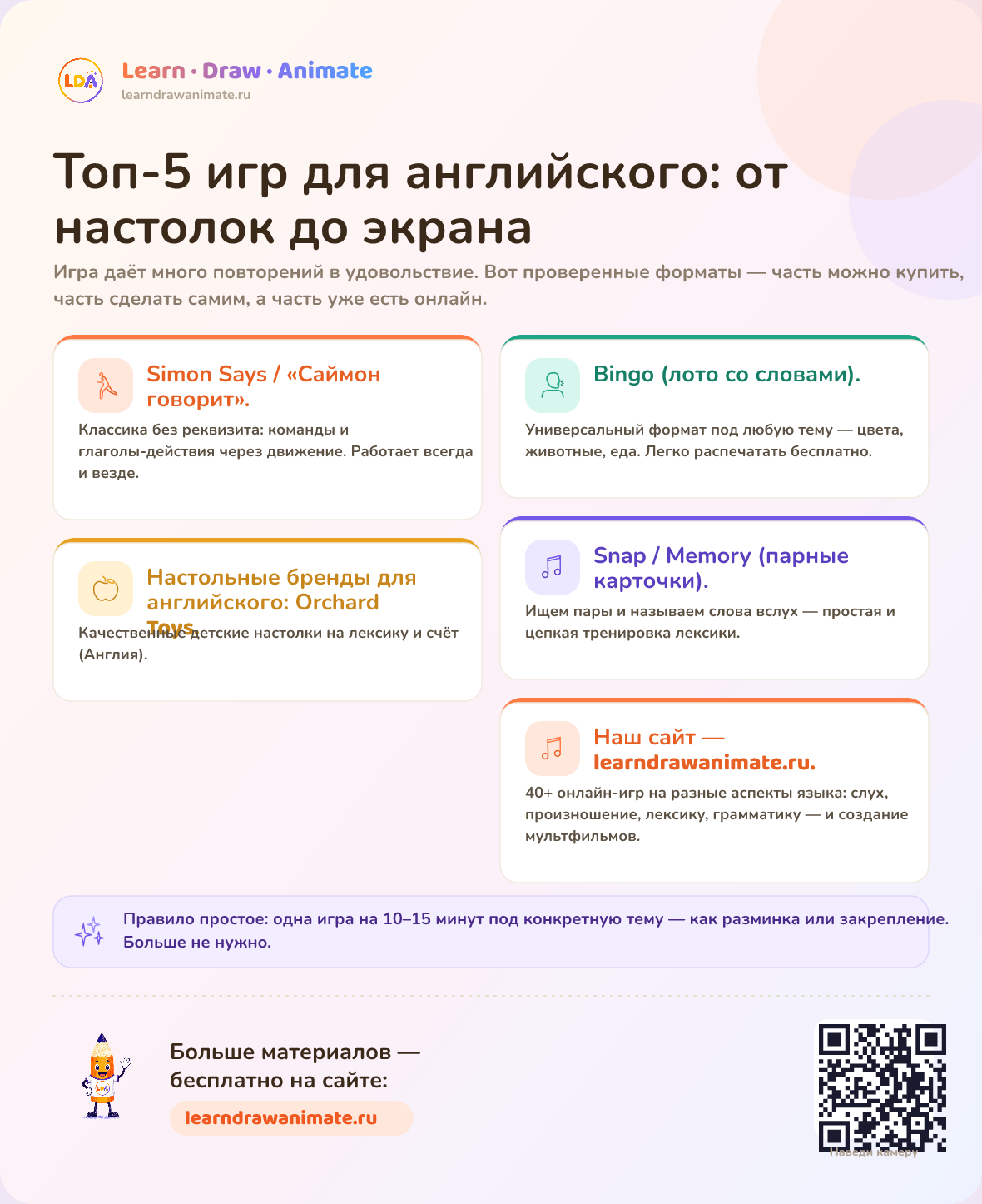 Топ-5 игр для английского